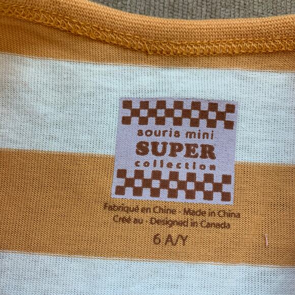 Souris Mini NWT Veggie Striped Tee - Picture 3 of 9